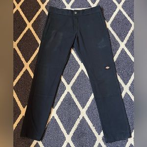 Dickies skinny straight double knee work pants. Slightly worn